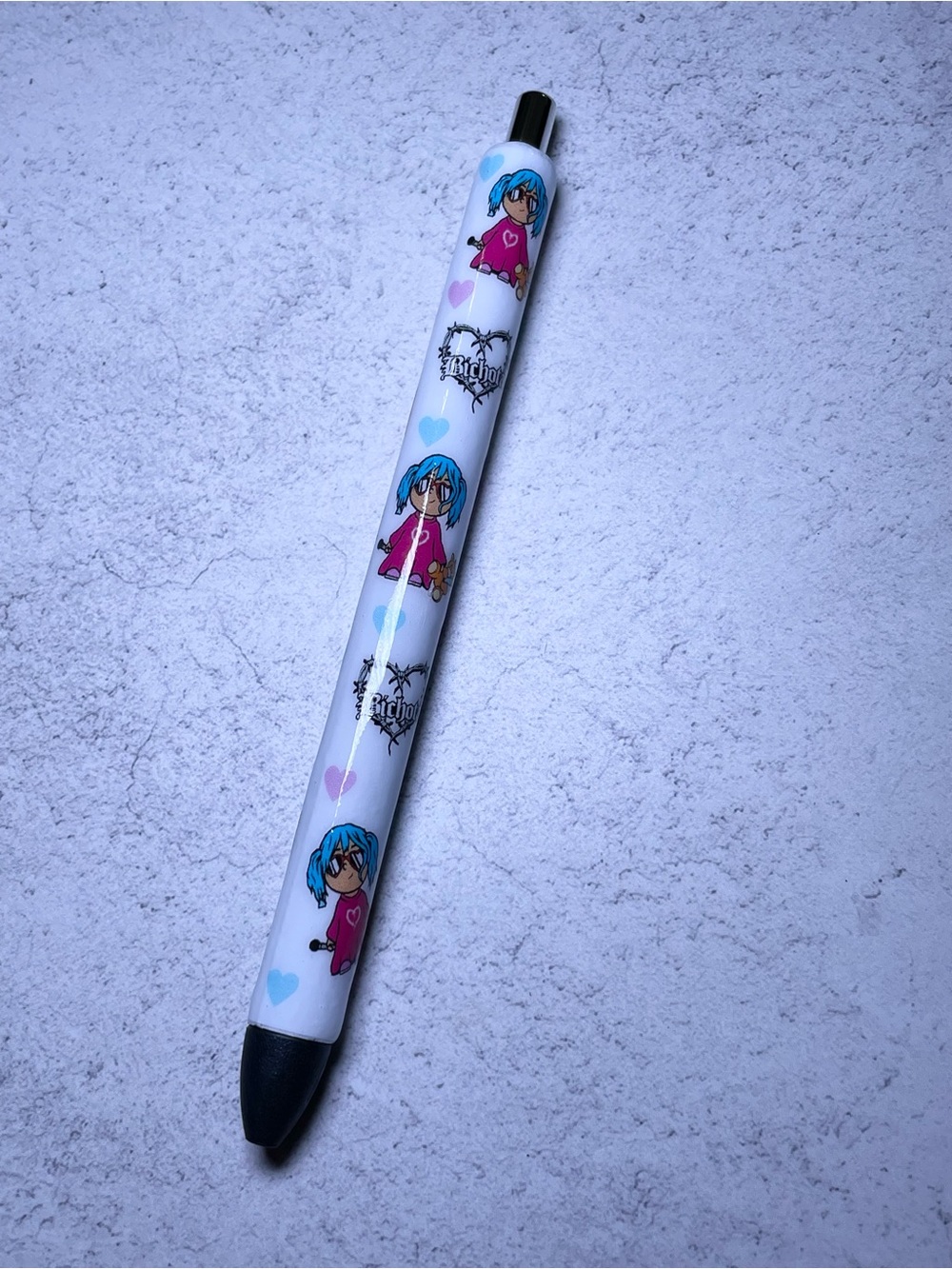 White & Pink Karol G Pen